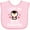 AD-Pink, variant on Inktastic I Love My Great Grandma with Cute Penguin and Hearts Girls Baby Bib