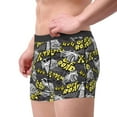 thumbnail image 2 of Uemuo White Retro Off-Road Vehicle Pattern Men's Boxer Briefs,Trunk Anti-Chafing,Comfortable, Durable, and Stylish Underwear-, 2 of 9