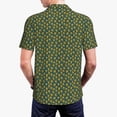 thumbnail image 6 of Salouo Yellow Floral for Men's Short Sleeve Polo Shirts,Polo Shirts for Men Performance Short Sleeve Golf Shirt Athletic Casual Collared T-Shirt-Medium, 6 of 8