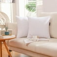 thumbnail image 2 of 26x26 Inch Gold Goose Down And Feather Throw Pillow Inserts2 PacksWhite Super Soft Cover Double Layer Dwon Proof Design High Filling Weight., 2 of 5