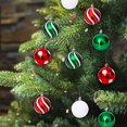 thumbnail image 5 of RBCKVXZ Multicolor 2.36"/6cm Christmas Balls Christmas Tree Decorations Ornaments Shatterproof Hanging Balls for Holiday Birthday Wedding Party Christmas Decorations Clearance Ornaments Set of 30pcs, 5 of 9