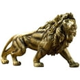 thumbnail image 4 of yotijay Large Lion Statue Animal Figurine Lucky Crafts Resin for Shelf Dining Room Decor, 4 of 9