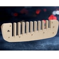thumbnail image 4 of Aluminum Alloy Harmonica Part, Replacement Comb Harmonica Part 10-Hole High Strength  For Beginner For Kids For Harmonica Golden,Rose Red,Gray, 4 of 8