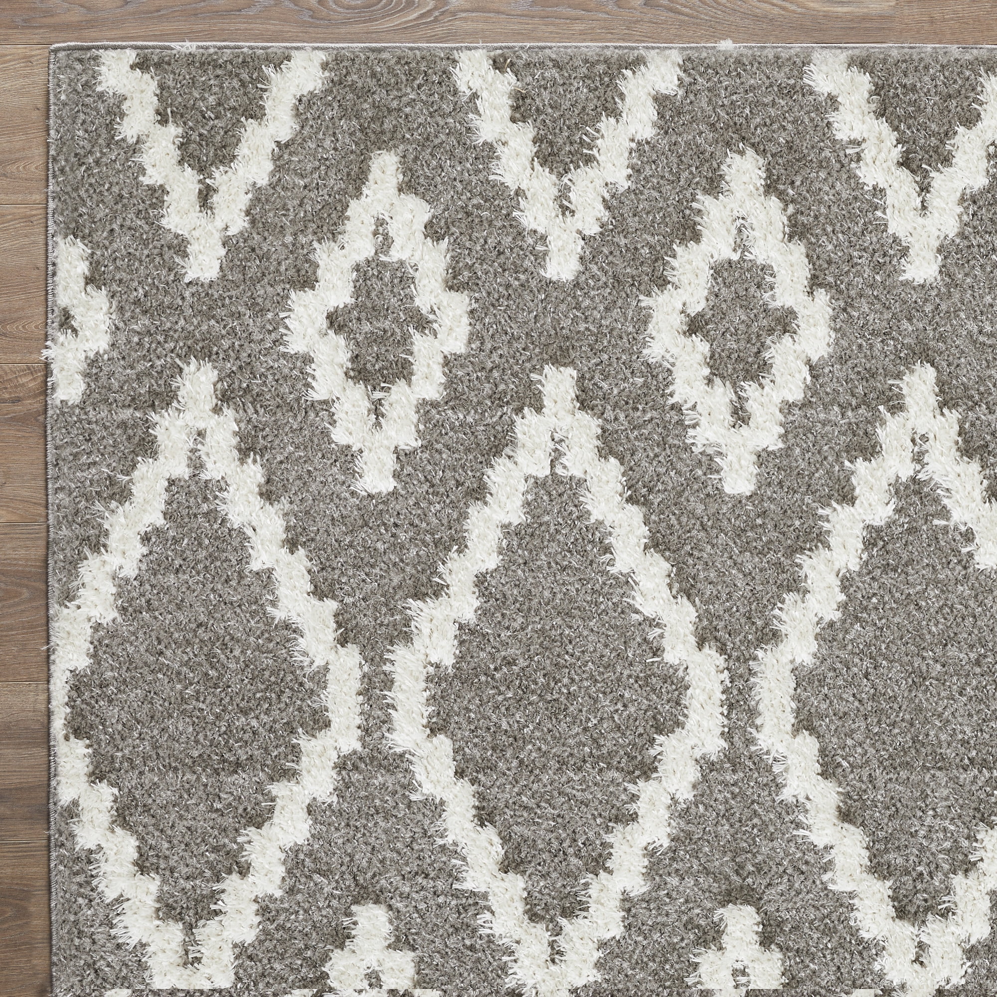 Loomaknoti Vemoa Aslayn 9' x 12' Gray Geometric Indoor Polypropylene Area Rug