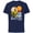 Navy, variant on Star Wars C-3PO and R2-D2 Tatooine Droid Besties - Short Sleeve Cotton T-Shirt for Adults - Customized-Black