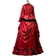 thumbnail image 5 of Steampunk Victorian Gothic Costume Victorian Bustle Dress Gown Costume Edwardian Evening Dress, 5 of 7