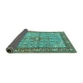 thumbnail image 2 of Ahgly Company Indoor Rectangle Persian Turquoise Blue Traditional Area Rugs, 2' x 5', 2 of 4