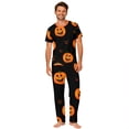 thumbnail image 2 of 2026 Matching Family Halloween Pajamas Set, Fall Sleepwear, Ghost & Pumpkin Printed Holiday Sleepwear, Soft Loungewear PJs Outfit, 2 of 5