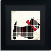 Trademark Fine Art "Scotty II" Canvas Art by Color Bakery, Black Matte, Black Frame