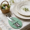 thumbnail image 6 of DefiDgd Easter Cutlery Holders,Felt Easter Egg Tableware Utensil Holder Bag Pouch Bags for Knife Forks Organizer Home Spring Easter Party Table Decoration(Green), 6 of 6