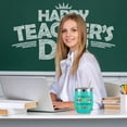 thumbnail image 4 of GHSDFBB 4 Pack Teacher Appreciation Gifts Teacher Wine Tumbler Teacher Plant Seeds That Grow Forever Teacher Gift from Student Christmas Gifts for Daycare Teacher, 12 oz Coffee Mugs (Mint Gr, 4 of 7