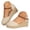 Beige, variant on Espadrilles Wedge Sandals for Women Closed Toe Slip on Beach Shoes Buckles Ankle Strap Dress Sandal with Arch Support Black 9