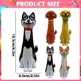 thumbnail image 3 of Husky Dog Resin Flower Vase,Cute Animal Shaped Vase for Home Decor,Hand-Painted Resin Dog Statue Planter,Multi-Purpose Storage Ornament for Living Room,Garden,Balcony,Gift for Dog Lovers, 3 of 6