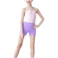 thumbnail image 4 of Jalioing 5 PCS Girls Athletic Biker Shorts High Waist Stretchy Yoga Dance Shorts Cotton Shorts, 4 of 7