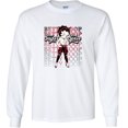 thumbnail image 1 of Fair Game Betty Boop Long Sleeve Shirt Sugar and Spice Heart-White-2x, 1 of 4