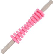 1pc Massage Roller Hand Massagers Handheld Massagers Leg Roller Hand Muscle Roller Leg Roller Stick Roller Wheel Massager Multi-Purpose Massager Muscle Massaging Stick Gear Pp Pink