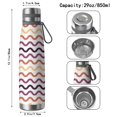 thumbnail image 3 of Modern 29oz Stainless Steel Insulated Thermos with Tea Filter, 360° Printed Travel Bottle, Leakproof BPA-Free Flask with Anti-Slip Base, 304 Inner & 201 Outer, Vacuum Cup, 3 of 6