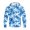 W7-Dark Blue, variant on Havenx Upf 50+ Sun Protection Hooded Jacket for Men Camo Long Sleeve Full Zip Coat Thumbhole Hooded Rash Guard Jackets Casual Summer Lightweight Athletic Workout Clothing,Royal Blue 4XL