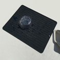 thumbnail image 3 of Alfombril de silicona para secar alfombril de secado para mostrador de cocina, alfombril resistente al calor, alfombril de escurridor Negro Sunnimix Almohadillas de fregadero flexibles, 3 of 8