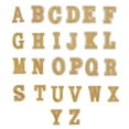 thumbnail image 1 of Parches de mezclilla ANGGREK 26 Piezas con letras Doradas en inglés, 1 of 8