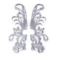 thumbnail image 2 of 2x Embroidery Patch Sewing Craft Decoration for Crafting Wedding, 2 of 4