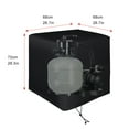 thumbnail image 2 of OPTUTUS Large Pool Sand Filter Cover – Waterproof Pump Filter Cover for Outdoor Pool Equipment, 27 x 27 x 28 Inch, Weather Resistant & UV Protective, 2 of 8