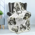 thumbnail image 4 of Victorian Soft Flannel Fleece Blanket, Composition of Vintage Woman Hats and Retro Fashion Catalogue Female Old Image Art, Cozy Plush for Indoor and Outdoor Use, 60" x 80", Emerald, by Ambesonne, 4 of 5