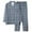 Blue, variant on Pajamas for Men Set Plaid Home Wear Cardigan Long Sleeve Collared Top And Loose Pants Sleep Pajama Loungewear Sleepwear 2 Piece Pj with Pockets