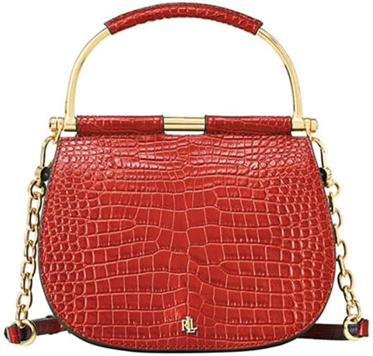 ralph lauren leather satchel