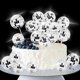 thumbnail image 1 of Tapa para tarta de graduación disco, 20 piezas de decoración de tarta de graduación disco de los años 70, tapa para cupcakes, tema disco de cumpleaños, suministros para fiestas de los 70, selección de, 1 of 5