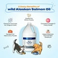 thumbnail image 3 of Life Line Pet Nutrition Wild Alaskan Fish Oil Omega-3 Supplement for Skin & Coat – Supports Brain, Eye & Heart Health in Dogs & Cats, 128oz, 3 of 7