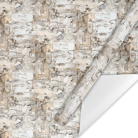 Birch Christmas Jumbo Rolled Gift Wrap - 1 Giant Roll, 23" x 32', Tear-Resistant Wrapping