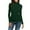 Green, variant on Women T-Shirt Casual Solid Long Sleeve Turtleneck Tops Slim Fit Stretchy Layer Tee Shirts Ventilate Green Tee