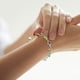 thumbnail image 3 of Las mujeres de diamantes de imitación pulsera de moda de aleación de pulseras de cadena de cadena de dijes de joyería brazalete para las mujeres niñas regalos, 3 of 3