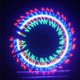 thumbnail image 2 of Luz de radios de bicicleta, luces LED Pantalla de patrones brillantes Cambio completo de rueda de bicicleta Impermeable (1 neumático) Luces de conducción nocturnas brillantes para bicicleta, 2 of 5