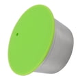 thumbnail image 3 of Coffee Filter, Silicone Lid Refillable Coffee  40ml  For Office Green,White, 3 of 8