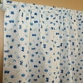 thumbnail image 2 of Cotton Curtain Floral Print 58 Inch Wide Butterfly Blue, 2 of 3