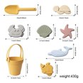 thumbnail image 3 of 8 Uds. Juguetes de playa para bebés, lindos juguetes de silicona para niños pequeños, arenero para viajes al aire libre, playa, 3 of 7