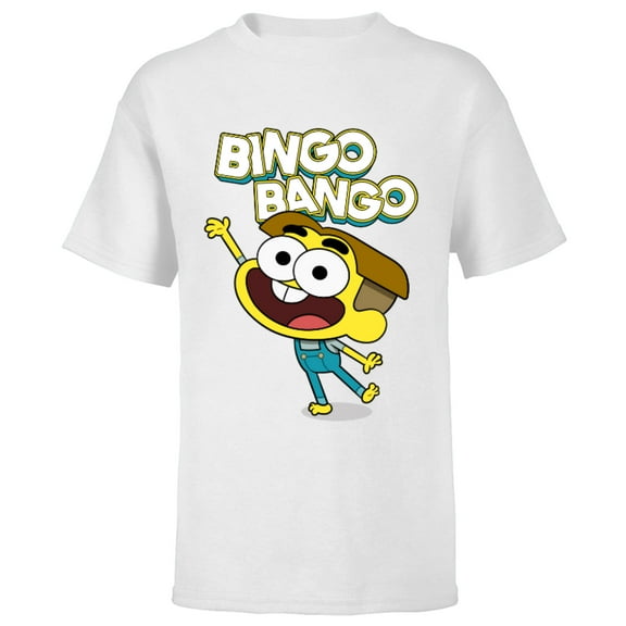 Disney Channel Big City Greens Cricket Bingo Bango - Short Sleeve T-Shirt for Kids -Customized-White
