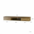 thumbnail image 5 of Floating TV Stand Wall Mounted with 16-Color LEDs, 63" Modern TV Cabinet, Entertainment Center for 55-65 Inch TVs, 5 of 8