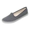 thumbnail image 2 of Quaouag Women's Ventilated Casual Round Toe Slip-On Shoes | Comfy Lightweight Walking Flats with Non-Slip Sole, 2 of 3