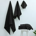thumbnail image 6 of Martex Easy Living 6-Piece Cotton Towel Set, Soft & Quick-Dry Towels, Black, 6 of 11