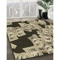 thumbnail image 2 of Ahgly Company Indoor Rectangle Patterned Milk Chocolate Brown Area Rugs, 4' x 6', 2 of 6