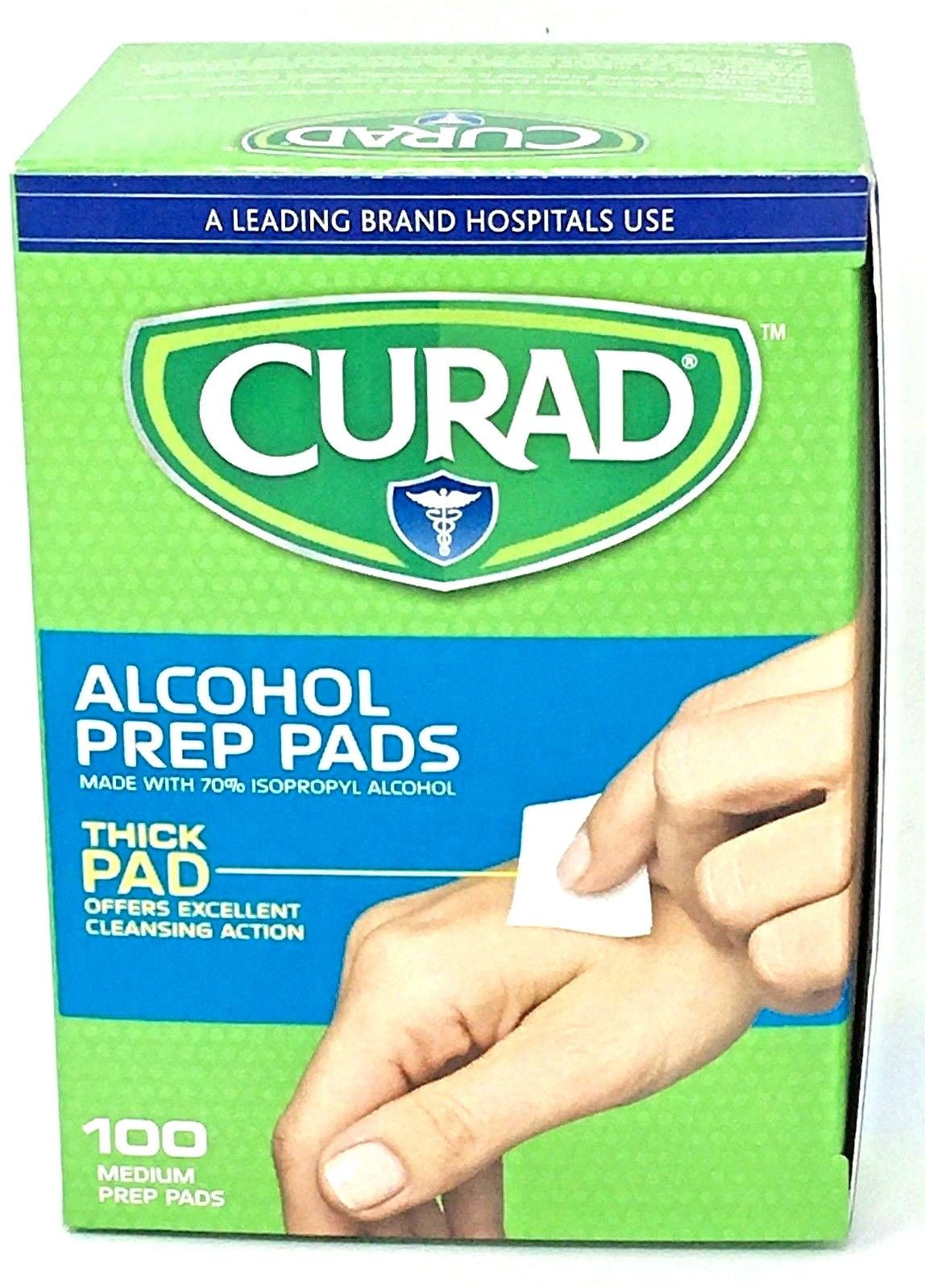 Buy 100 Curad Sterile Alcohol Prep Pads Individually Sealed 100 Pads