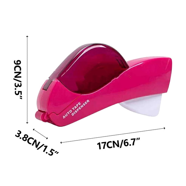 Dispensador de Cinta Automático Uno en Uno para Uso Libre de Manos,Portátil sin Baterías Necesarias con Cuchilla de Corte para Regalos de la Escuela en el Hogar de la Oficina,Cinta de Embalaje con Dis