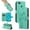 Green, variant on Wallet Phone case for OPPO A7 (CPH1901)