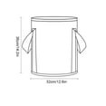 thumbnail image 4 of Destyer Foldable Foot Bath Bucket 36cm High For Comfortable Soaking Pink Foldable Ink green with lid, 4 of 6