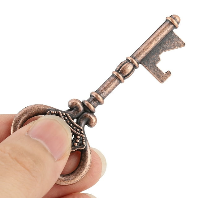 Samfox Key-Shaped Bottle Opener with Tag Card Twine for Wedding Guests Gift Party(20pcs Bottle openers only)