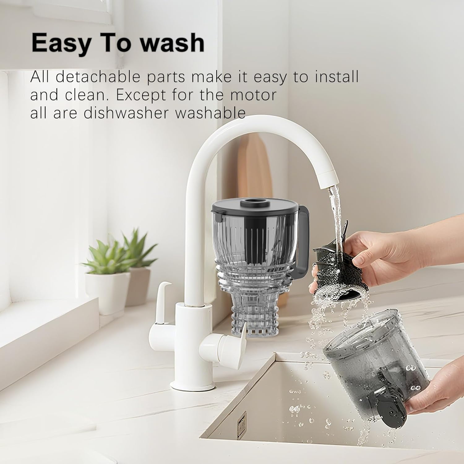 Cold Press Juicer – 5.8" -Wide Feed Chute |    Nutrient Retention |   Slow Masticating Juicer for Whole Fruits & Vegetables