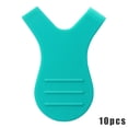 thumbnail image 3 of Qarigey 10 unids/pack cepillo de pestañas de plástico reutilizable limpio en forma de Y cepillos de pestañas injertadas mujeres maquillaje máscara Pinceles de maquillaje y herramientas Verde oscuro, 3 of 6